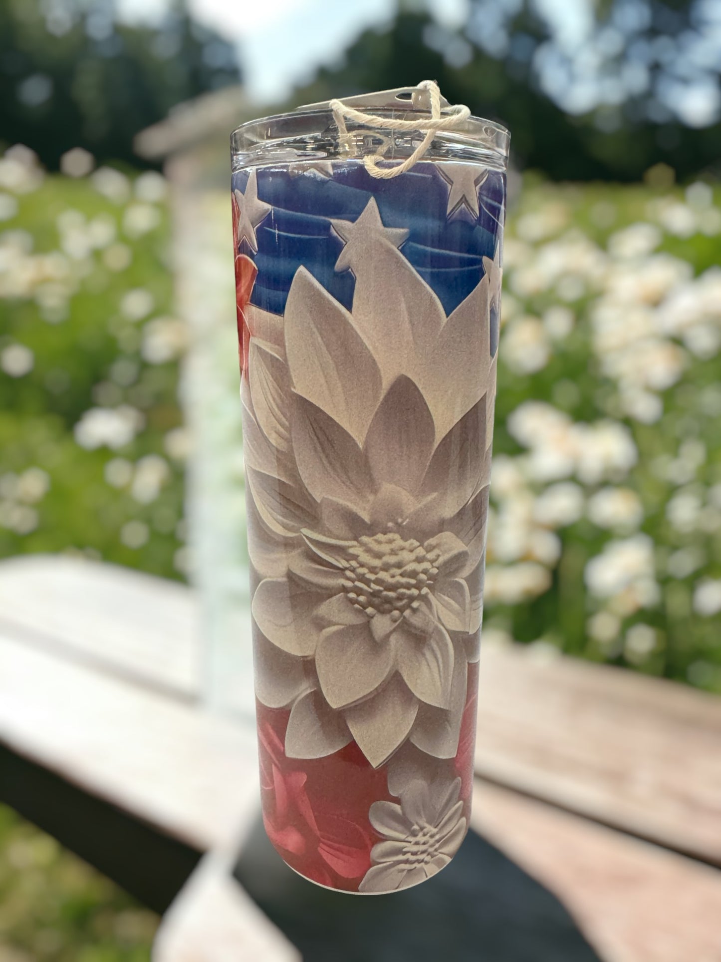 Red/White/Blue Flowers